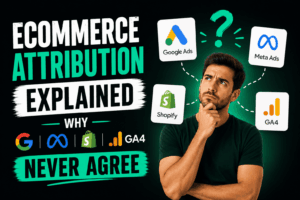 Ecommerce Attribution Explained: Why Google, Meta, Shopify & GA4 Never Agree